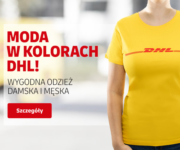 Moda w kolorach DHL - odzież