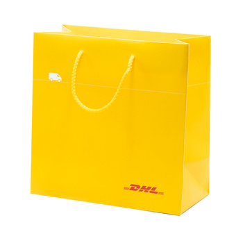 TORBA PAPIEROWA DHL - ŚREDNIA